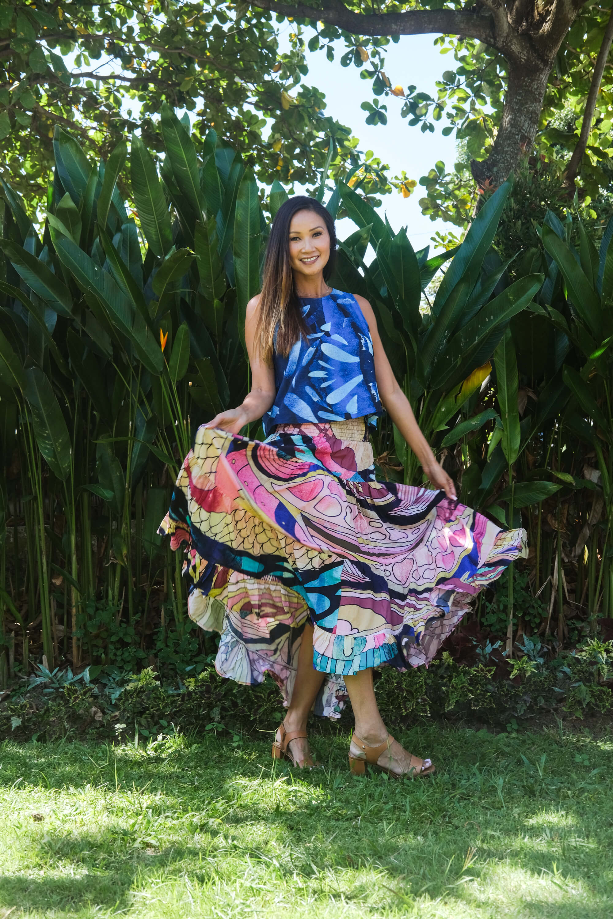 Water Flowy Skirt