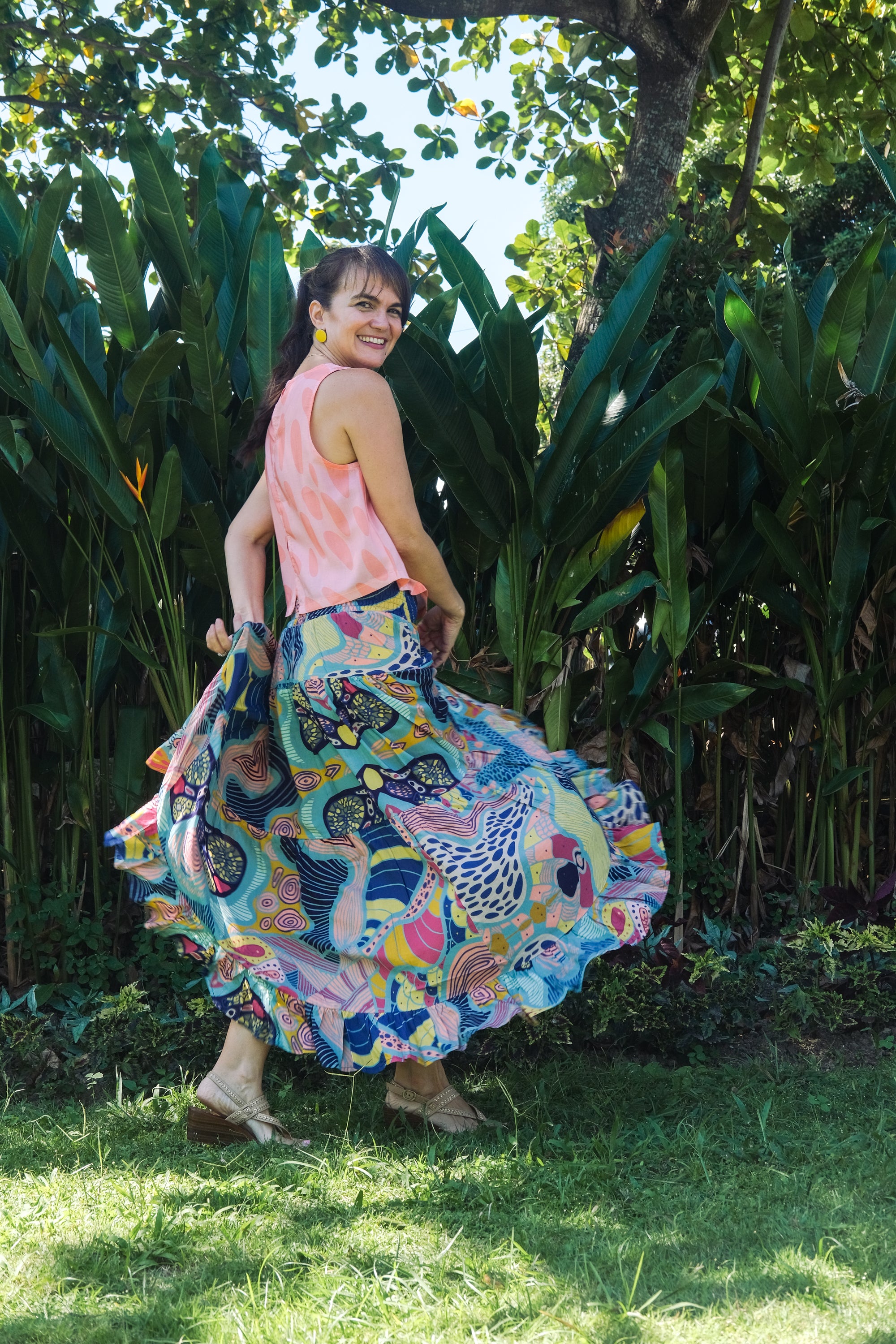 Heart Flowy Skirt