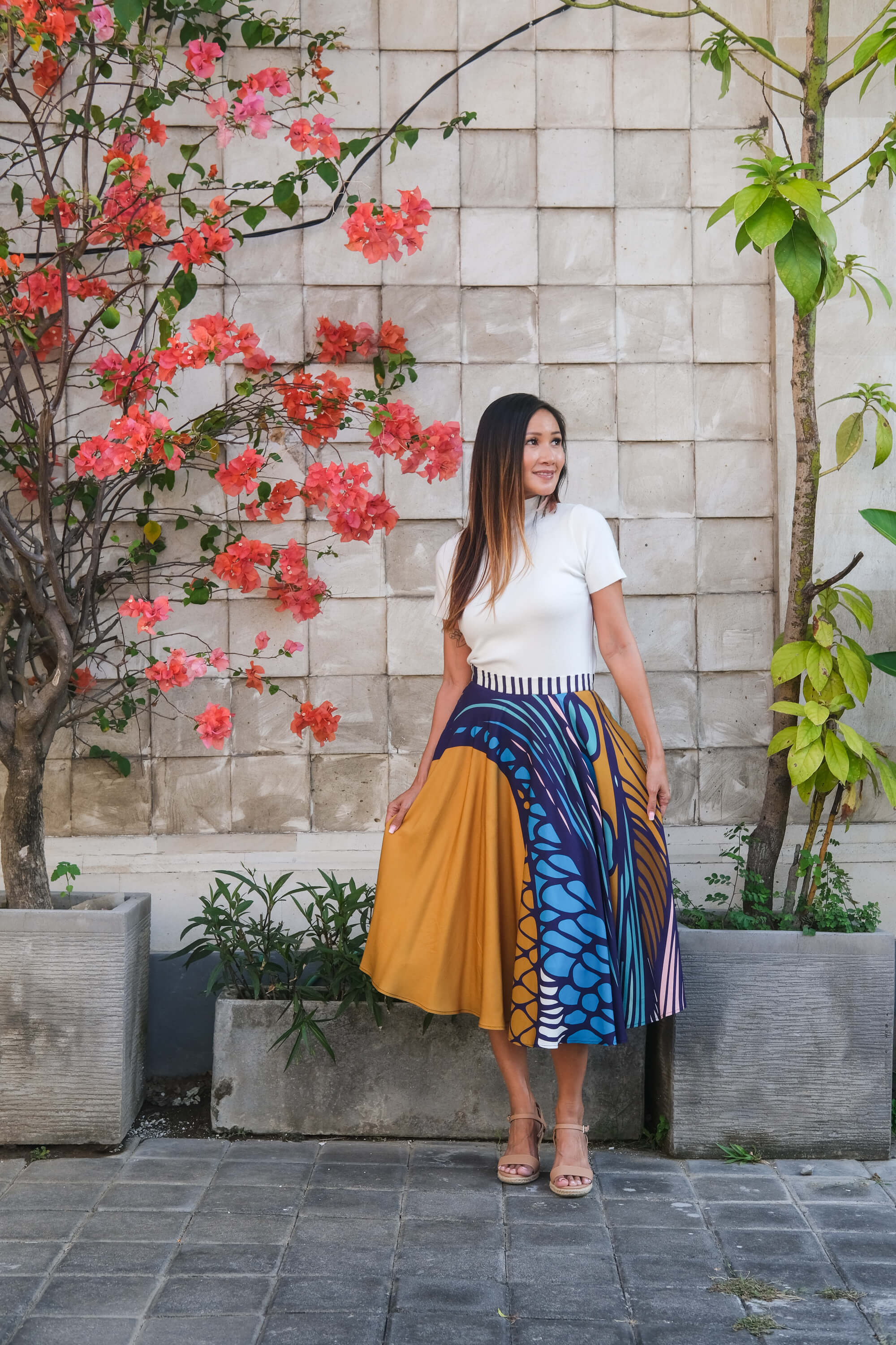 Blue Eye Curated Skirt