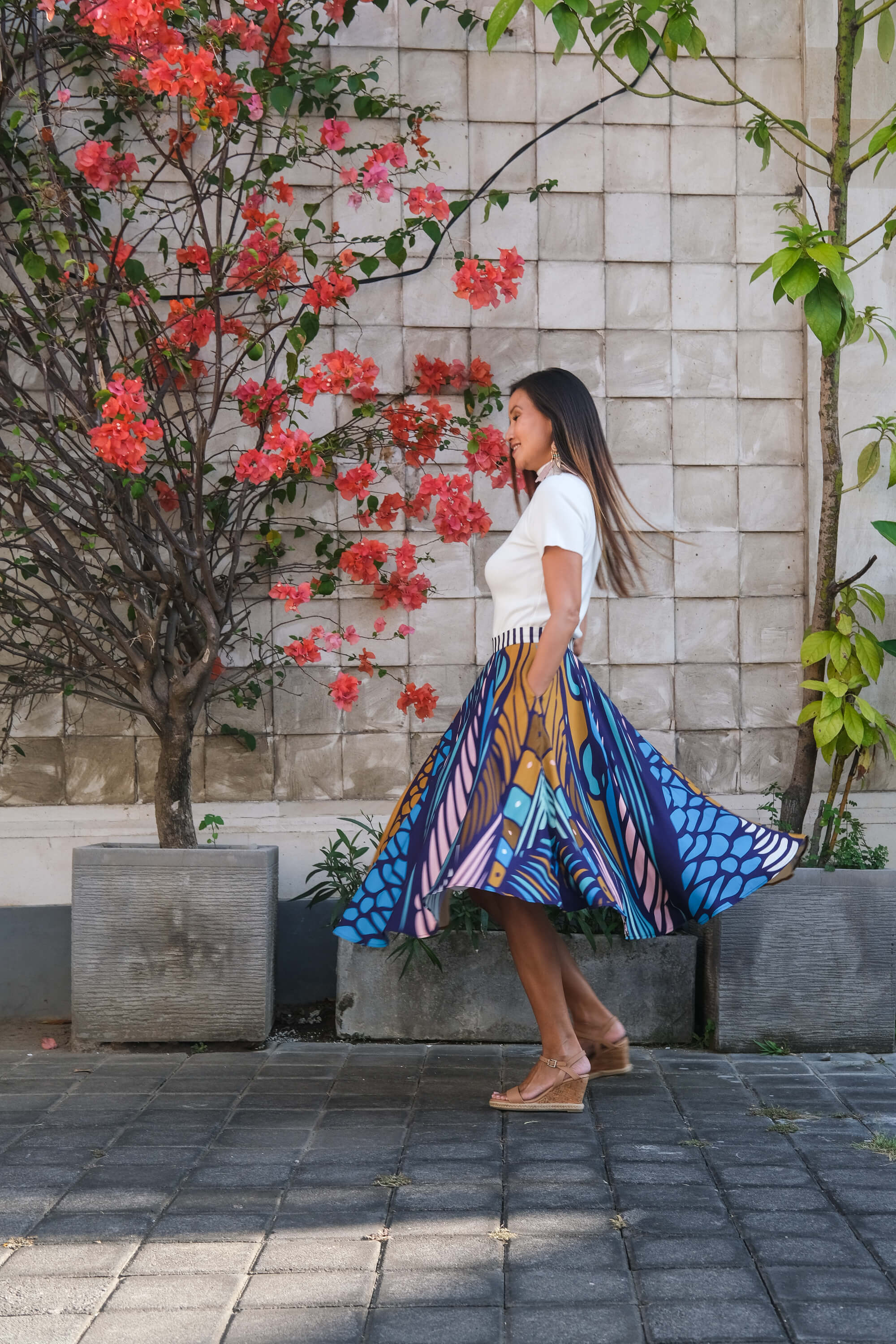 Blue Eye Curated Skirt